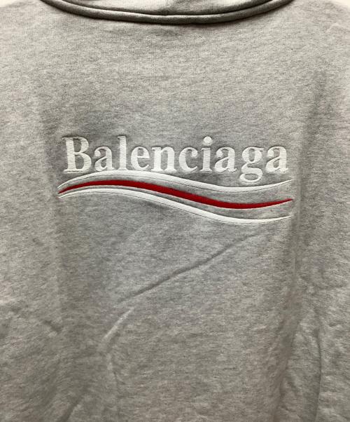 BALENCIAGA（バレンシアガ）BALENCIAGA (バレンシアガ) パーカー ライトグレー サイズ:XSの古着・服飾アイテム