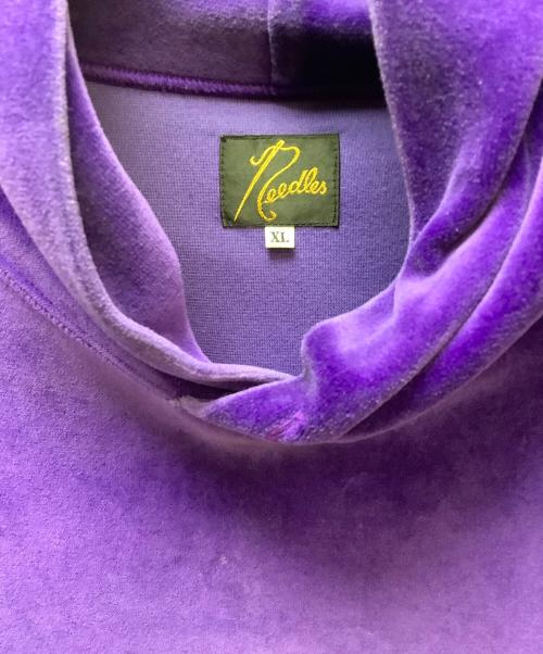 Needles（ニードルズ）Needles (ニードルズ) Track Hoody-C/Pe Velour パープル サイズ:XLの古着・服飾アイテム