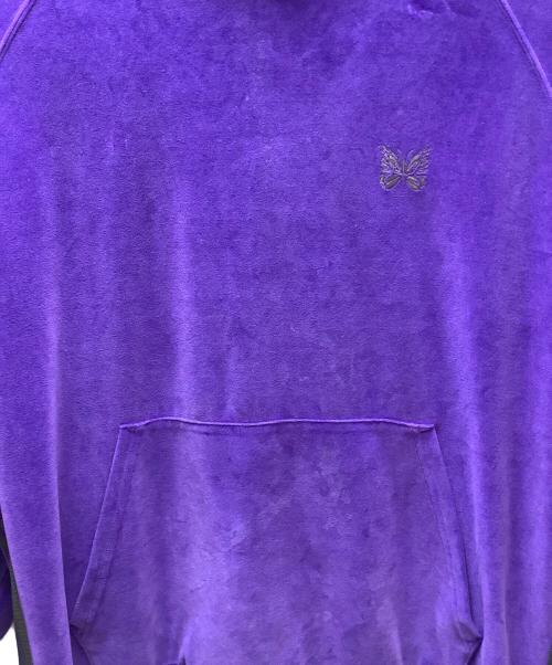 Needles（ニードルズ）Needles (ニードルズ) Track Hoody-C/Pe Velour パープル サイズ:XLの古着・服飾アイテム