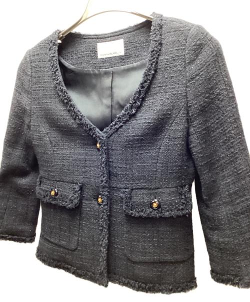 M-premierBLACK（エムプルミエブラック）M-premierBLACK (エムプルミエブラック) ジャケット ブラック サイズ:SIZE34の古着・服飾アイテム