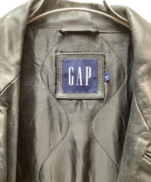 OLD GAP（オールドギャップ）OLD GAP (オールドギャップ) レザージャケット ブラック サイズ:Mの古着・服飾アイテム