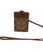 COACHコーチ）の古着「パスケース」｜ブラウン