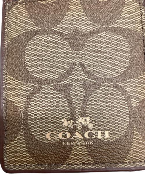 COACH（コーチ）COACH (コーチ) パスケース ブラウンの古着・服飾アイテム