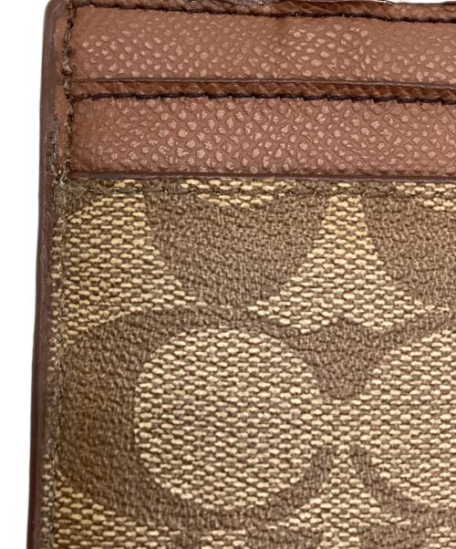 COACH（コーチ）COACH (コーチ) パスケース ブラウンの古着・服飾アイテム