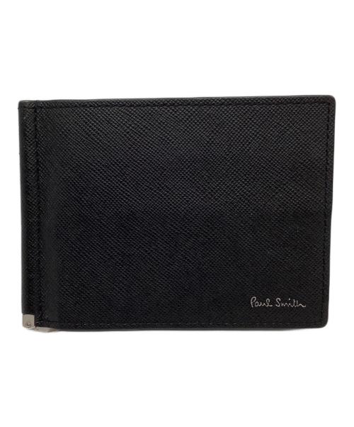 PAUL SMITH（ポールスミス）PAUL SMITH (ポールスミス) 2つ折り財布 ブラックの古着・服飾アイテム