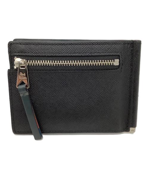 PAUL SMITH（ポールスミス）PAUL SMITH (ポールスミス) 2つ折り財布 ブラックの古着・服飾アイテム