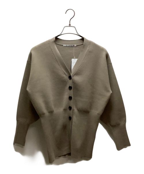SHENERY（シーナリー）SHENERY (シーナリー) 薄手カーディガン ブラウン サイズ:Freeの古着・服飾アイテム