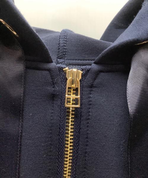 jena（ジェナ）jena (ジェナ) フリル切替パーカー ネイビー サイズ:F 未使用品の古着・服飾アイテム