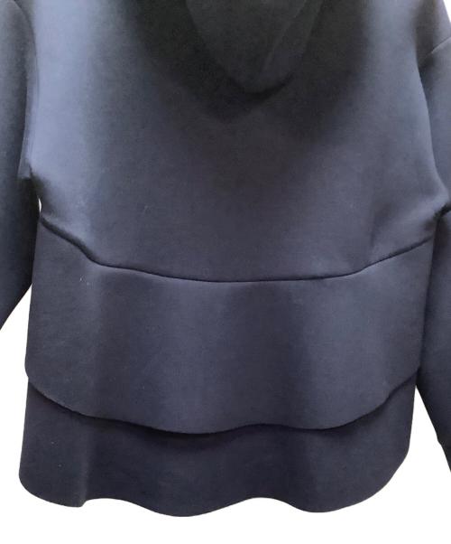 jena（ジェナ）jena (ジェナ) フリル切替パーカー ネイビー サイズ:F 未使用品の古着・服飾アイテム