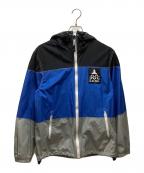 DIESELディーゼル）の古着「ナイロンジャケット」｜ブラック×ブルー