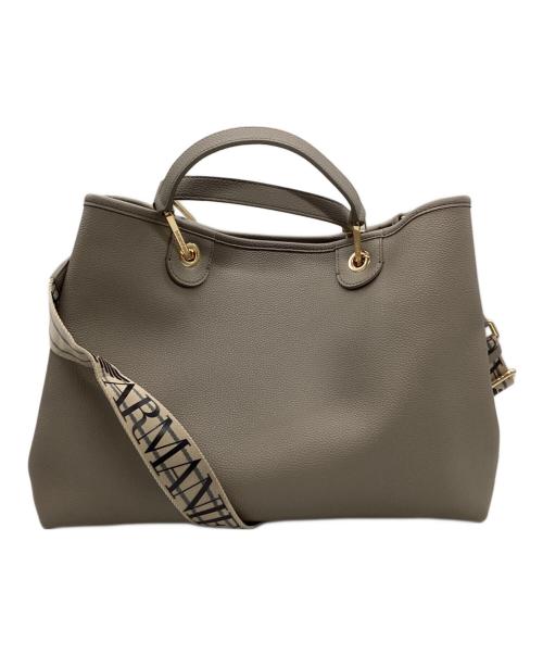 EMPORIO ARMANI（エンポリオ アルマーニ）EMPORIO ARMANI (エンポリオアルマーニ) トートバッグ ライトグレーの古着・服飾アイテム