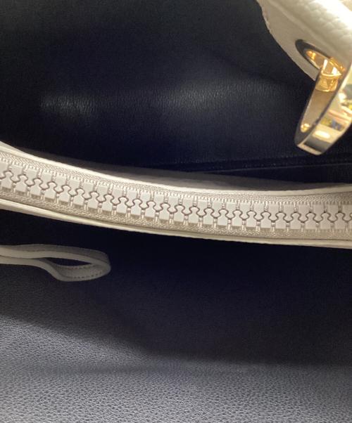 EMPORIO ARMANI（エンポリオ アルマーニ）EMPORIO ARMANI (エンポリオアルマーニ) トートバッグ ライトグレーの古着・服飾アイテム