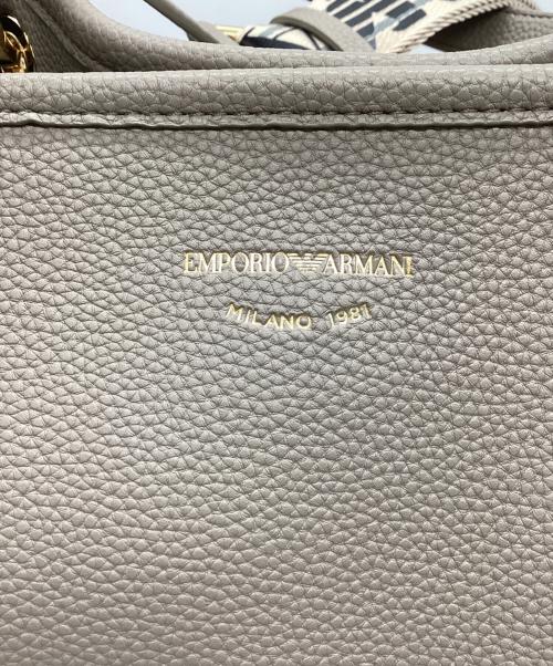 EMPORIO ARMANI（エンポリオ アルマーニ）EMPORIO ARMANI (エンポリオアルマーニ) トートバッグ ライトグレーの古着・服飾アイテム