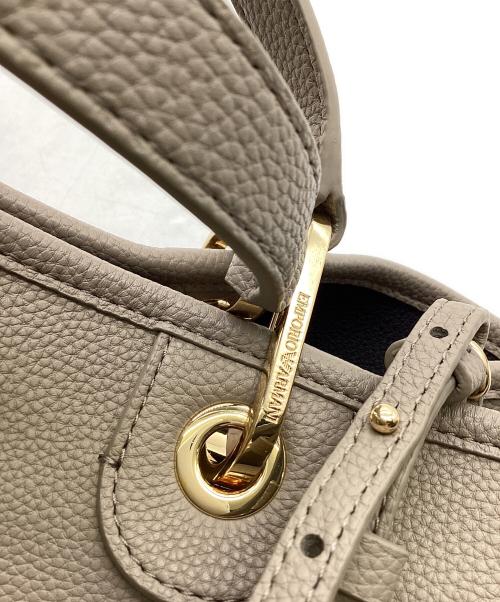 EMPORIO ARMANI（エンポリオ アルマーニ）EMPORIO ARMANI (エンポリオアルマーニ) トートバッグ ライトグレーの古着・服飾アイテム