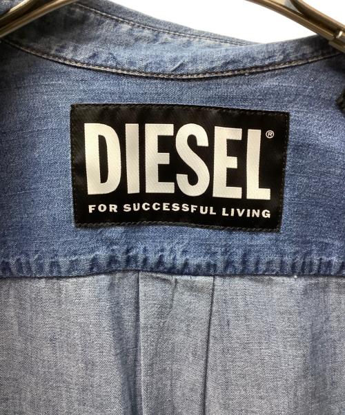 DIESEL（ディーゼル）DIESEL (ディーゼル) 長袖シャツ スカイブルー サイズ:XSの古着・服飾アイテム