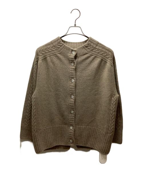 LUYUAN ROSE（ルーエン ローズ）LUYUAN ROSE (ルーエン ローズ) 薄手ニット ブラウン サイズ:Lの古着・服飾アイテム