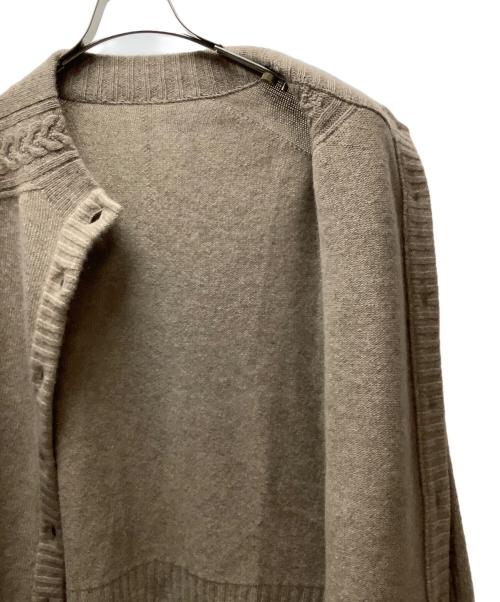 LUYUAN ROSE（ルーエン ローズ）LUYUAN ROSE (ルーエン ローズ) 薄手ニット ブラウン サイズ:Lの古着・服飾アイテム