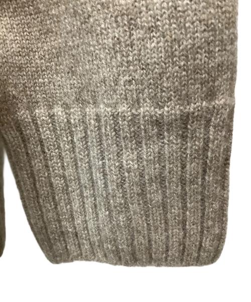 LUYUAN ROSE（ルーエン ローズ）LUYUAN ROSE (ルーエン ローズ) 薄手ニット ブラウン サイズ:Lの古着・服飾アイテム