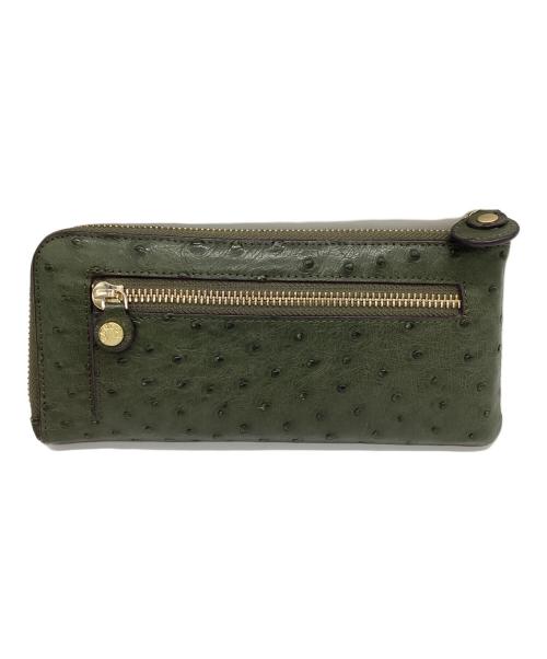 BARCOS（バルコス）BARCOS (バルコス) 長財布 グリーンの古着・服飾アイテム