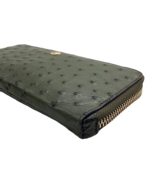 BARCOS（バルコス）BARCOS (バルコス) 長財布 グリーンの古着・服飾アイテム