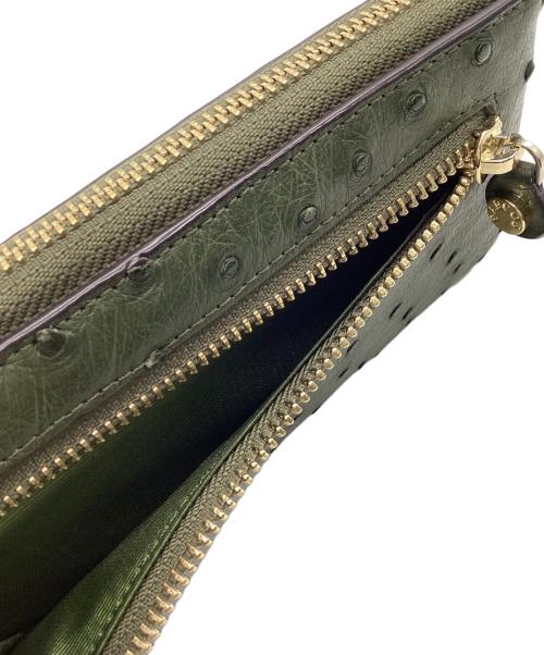 BARCOS（バルコス）BARCOS (バルコス) 長財布 グリーンの古着・服飾アイテム