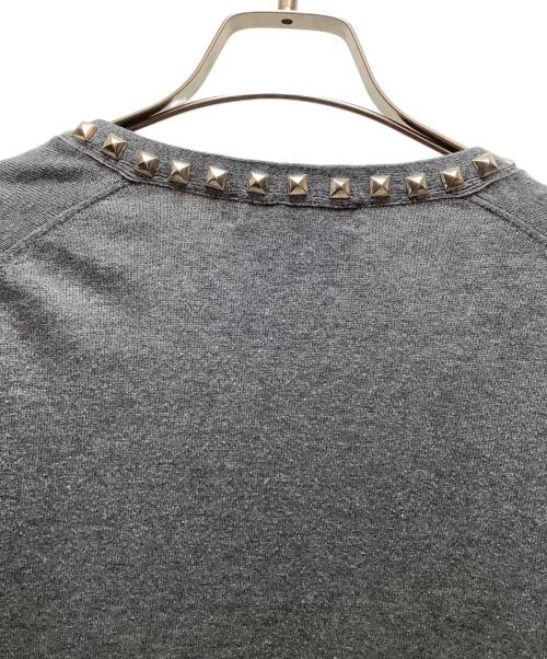 Hysteric Glamour（ヒステリックグラマー）Hysteric Glamour (ヒステリックグラマー) 薄手カーディガン グレー サイズ:Mの古着・服飾アイテム