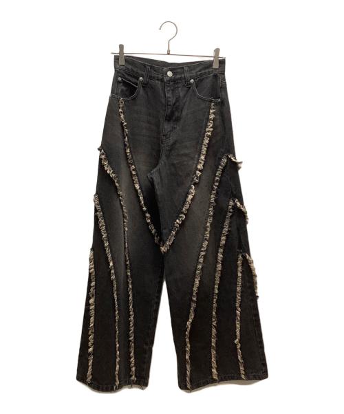 PAGEBOY（ページボーイ）PAGEBOY (ページボーイ) デニムパンツ ブラック サイズ:03Mの古着・服飾アイテム