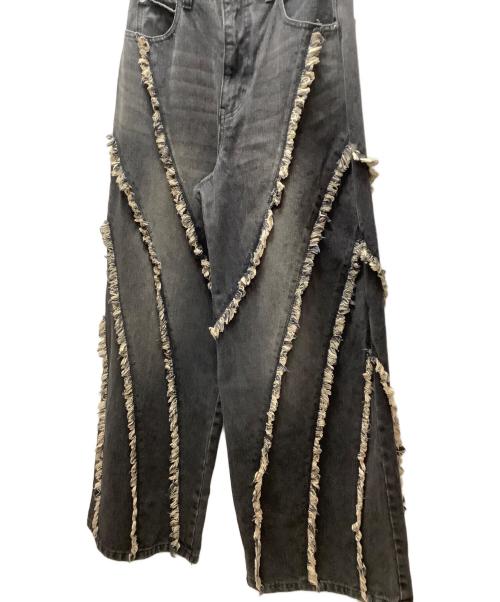 PAGEBOY（ページボーイ）PAGEBOY (ページボーイ) デニムパンツ ブラック サイズ:03Mの古着・服飾アイテム