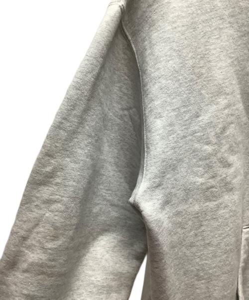 HUF（ハフ）HUF (ハフ) ハーフジップスウェット ライトグレー サイズ:XLの古着・服飾アイテム