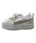PUMA (プーマ) 厚底スニーカー ホワイト サイズ:24.5cm：4000円