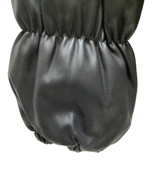 JEANASIS（ジーナシス）JEANASIS (ジーナシス) レザージャケット ブラック サイズ:Freeの古着・服飾アイテム