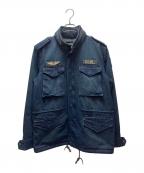 POLO RALPH LAURENポロ・ラルフローレン）の古着「ミリタリージャケット」｜ブルー