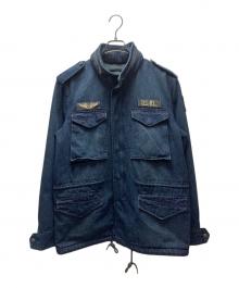 POLO RALPH LAUREN（ポロ・ラルフローレン）の古着「ミリタリージャケット」｜ブルー