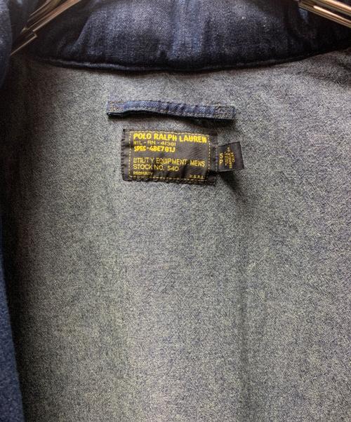 POLO RALPH LAUREN（ポロ・ラルフローレン）POLO RALPH LAUREN (ポロ・ラルフローレン) ミリタリージャケット ブルー サイズ:SPの古着・服飾アイテム