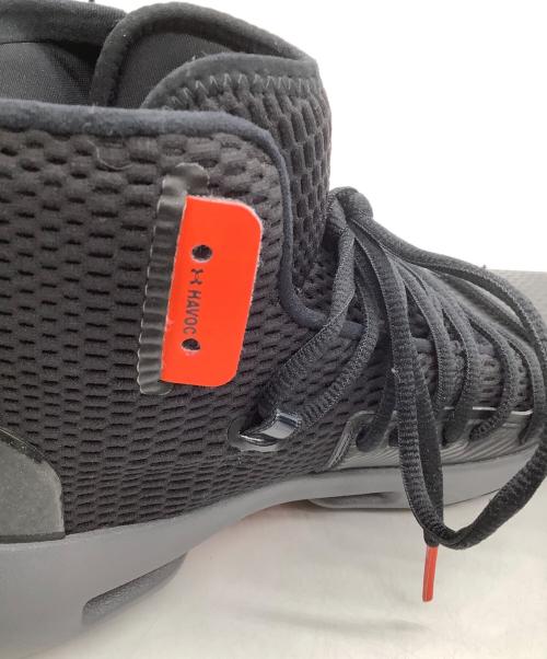 UNDER ARMOUR（アンダーアーマー）UNDER ARMOUR (アンダーアーマー) ハイカットスニーカー ブラック サイズ:25.5の古着・服飾アイテム