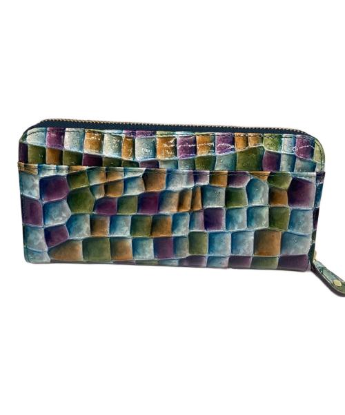 Questa e la Voice（クエスタ・エ・ラ・ヴォイス）Questa e la Voice (クエスタ・エ・ラ・ヴォイス) 長財布 マルチカラーの古着・服飾アイテム