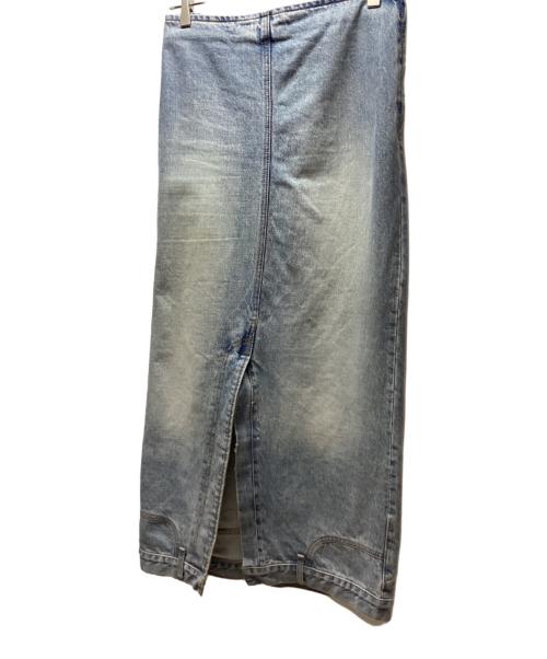 MEYAME（メヤメ）MEYAME (メヤメ) デニムスカート ブルー サイズ:SIZE2の古着・服飾アイテム