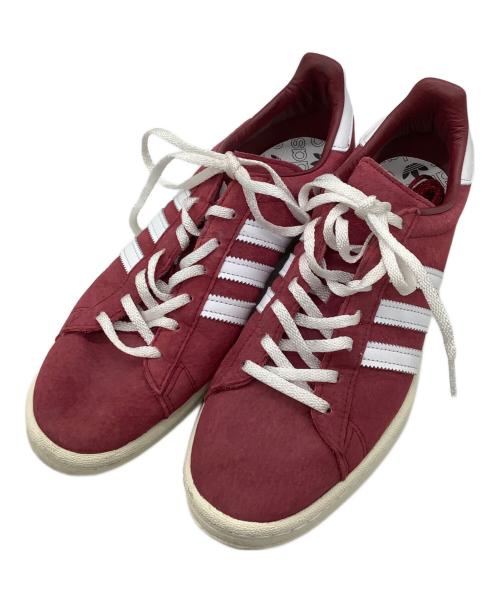 adidas（アディダス）adidas (アディダス) ローカットスニーカー ワインレッド サイズ:27の古着・服飾アイテム