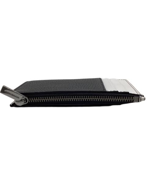 MICHAEL KORS（マイケル・コース）MICHAEL KORS (マイケル・コース) カードケース ホワイト×ブラックの古着・服飾アイテム