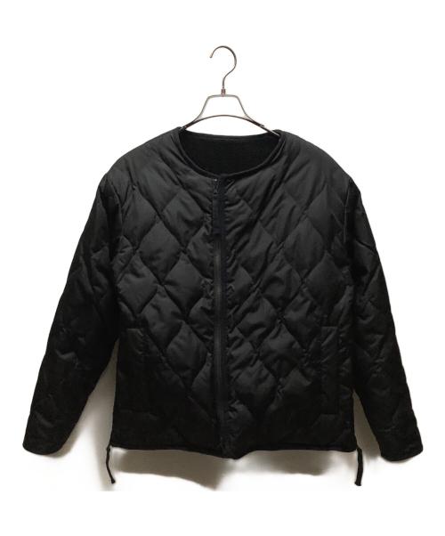 TAION（タイオン）TAION (タイオン) キルティングジャケット ブラック サイズ:Sの古着・服飾アイテム