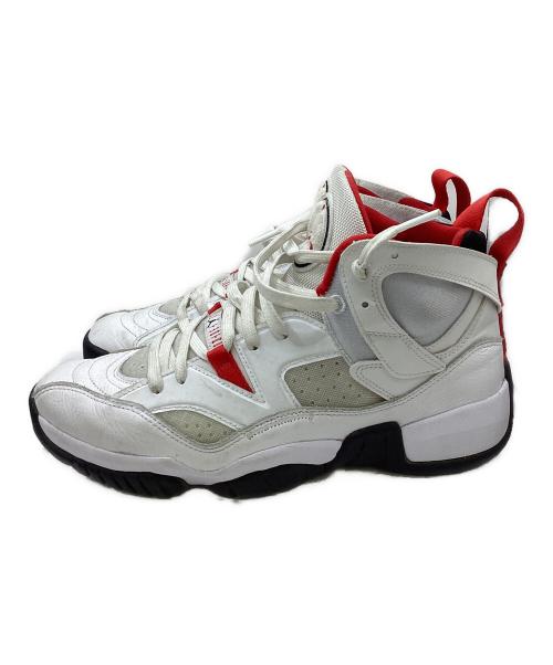 NIKE（ナイキ）NIKE (ナイキ) ハイカットスニーカー ホワイト×レッド サイズ:26.5の古着・服飾アイテム