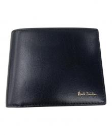 PAUL SMITH（ポールスミス）の古着「2つ折り財布」｜ブラック