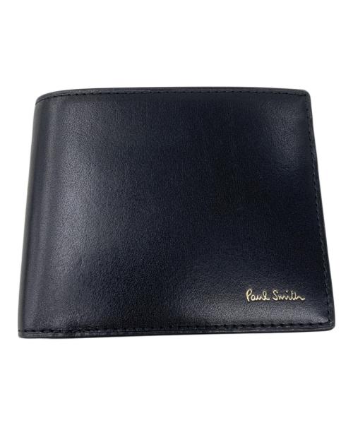 PAUL SMITH（ポールスミス）PAUL SMITH (ポールスミス) 2つ折り財布 ブラックの古着・服飾アイテム