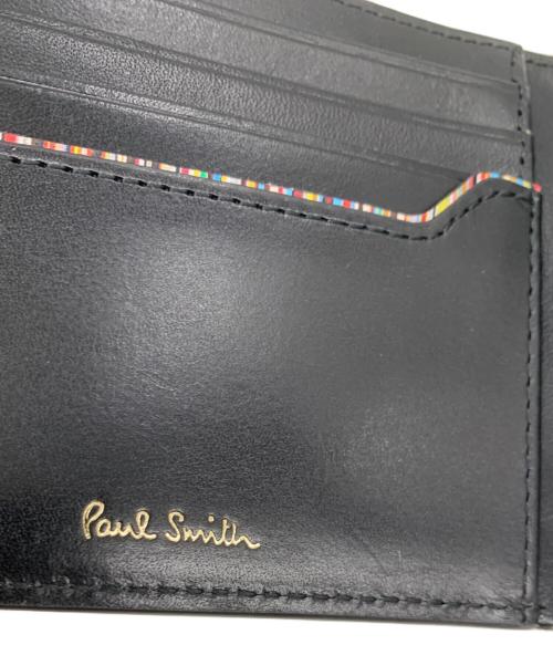 PAUL SMITH（ポールスミス）PAUL SMITH (ポールスミス) 2つ折り財布 ブラックの古着・服飾アイテム