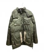 GOTCHAゴッチャ）の古着「フェイクダウンジャケット」｜オリーブ