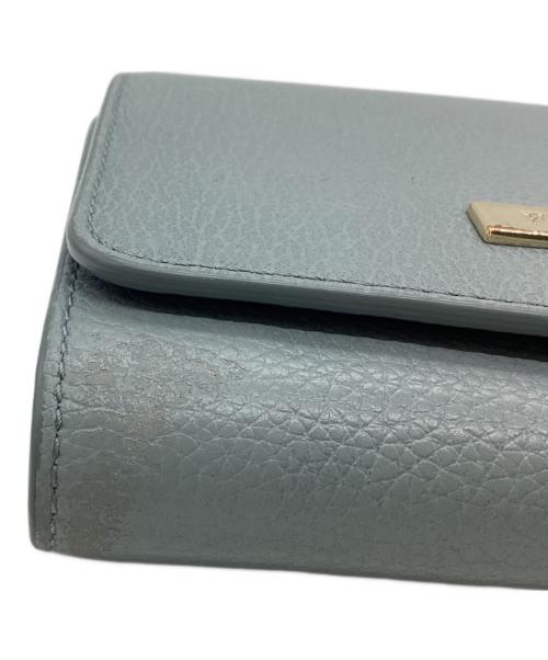 FURLA（フルラ）FURLA (フルラ) 3つ折り財布 スカイブルーの古着・服飾アイテム