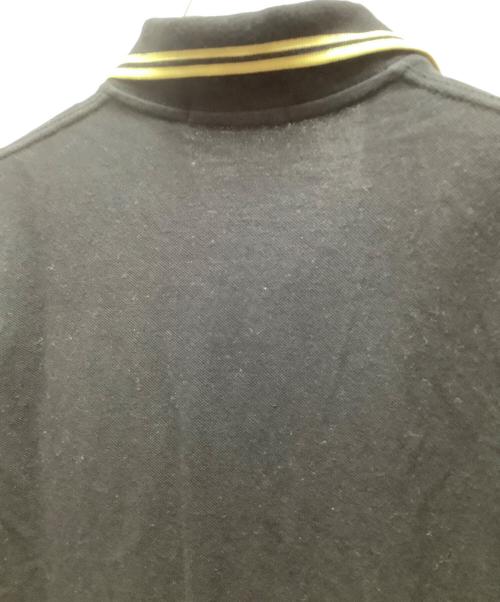 FRED PERRY（フレッドペリー）FRED PERRY (フレッドペリー) 半袖ポロシャツ ブラック×イエロー サイズ:38の古着・服飾アイテム