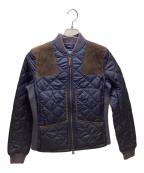 RALPH LAURENラルフローレン）の古着「キルティングジャケット」｜ネイビー