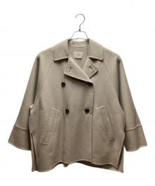 IENA（イエナ）の古着「スーパー160ダブルフェイス ショートコート」｜ベージュ