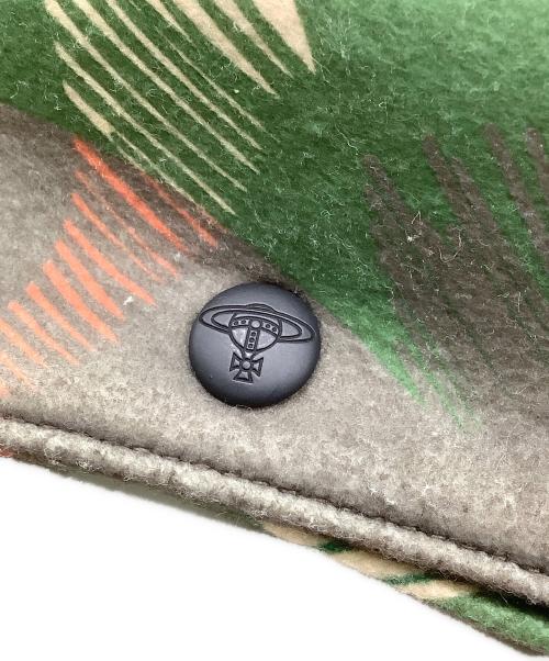 Vivienne Westwood（ヴィヴィアンウエストウッド）Vivienne Westwood (ヴィヴィアンウエストウッド) トートバッグ グリーン×カーキの古着・服飾アイテム